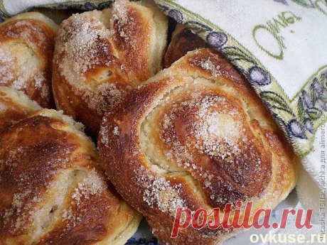 Пышные сахарные булочки - Простые рецепты Овкусе.ру