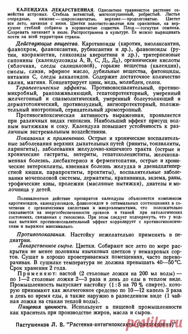 Календула лекарственная