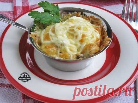 ЖЮЛЬЕН ИЗ КУРИЦЫ С ГРИБАМИ