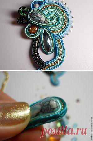 Мастер-класс по созданию сутажного кулона "Весенний букетик" - Ярмарка Мастеров - ручная работа, handmade