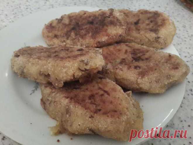 Рецепт Постные картофельные котлеты с грибами с фото
