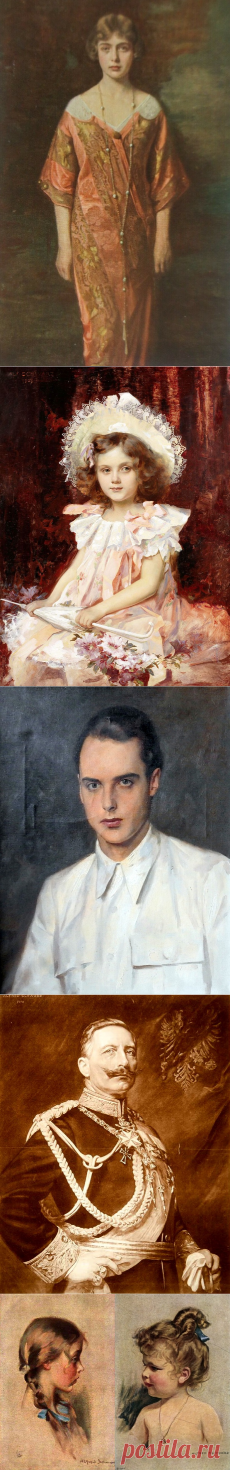 ПортретноЖанровоАукционное...Alfred Schwarz (German, 1867-1951)