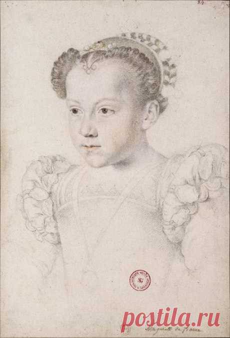 MARIE ELISABETH DE VALOIS (1572-1578) ~ only child of Charles IX of France and Elisabeth of Austria by Francois CLOUET