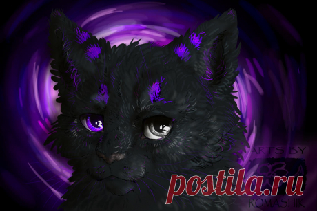 The Cat Black Orchid by Romashik-arts on DeviantArt