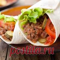 Буррито - 15 рецептов | Подборка рецептов на koolinar.ru