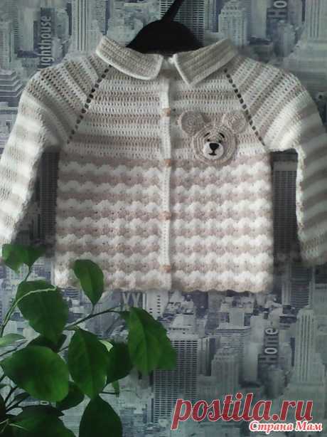 Кофточка на 1 год из Детской новинки (Пехорка) для мальчика. - Вязание - Страна Мам