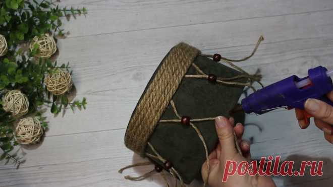 DIY ИДЕИ ИЗ ПЛАСТИКОВЫХ ВЕДЕР своими руками. ИДЕИ поделок из джута и ведер