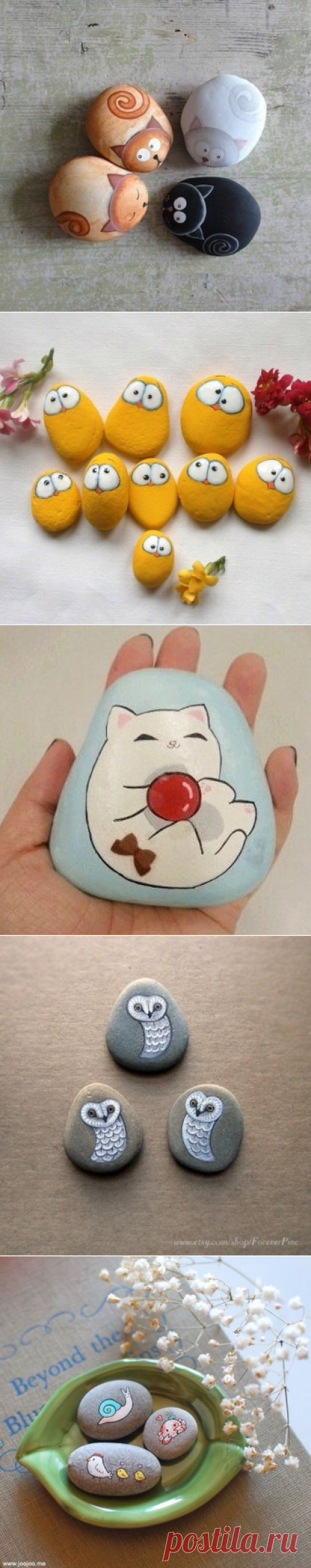 Причудливые рисунки на камнях