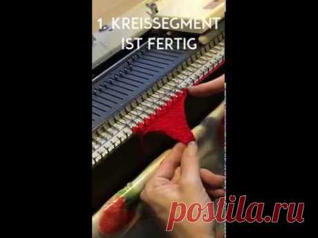 10StitchTwist auf der Strickmaschine