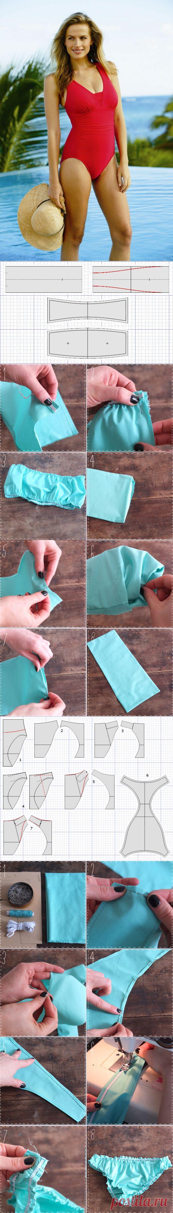 Как сшить купальник своими руками: фотоинструкция