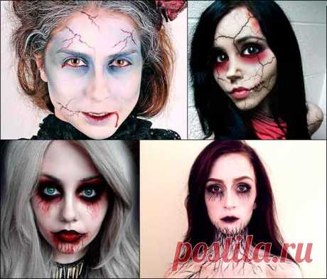 Образы на Хэллоуин. Делаем &quot;страшный&quot; макияж для вечеринки