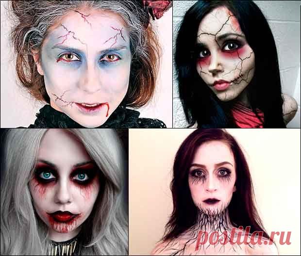 Образы на Хэллоуин. Делаем "страшный" макияж для вечеринки