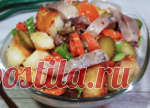 Необычный и вкусный салат из селёдки