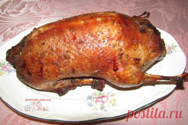 Утка в рукаве в медово-соевом маринаде — Кулинарная книга - рецепты с фото