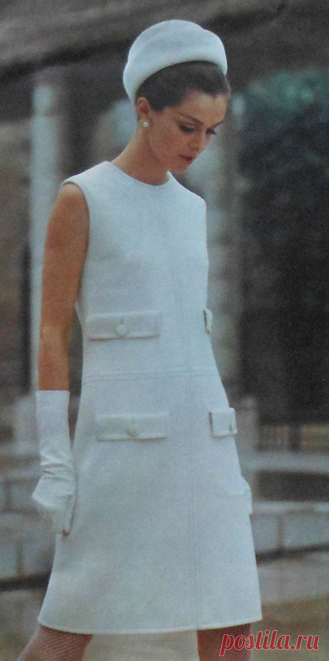 Vintage 60's Vogue Couturier Design PERTEGAZ Dress Sewing Pattern*1916*Size 10