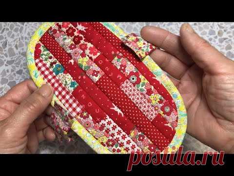 変わったマチの作り方❣️プックリフォルムのミニラウンドポーチ🍬How to make a strange gusset ❣️ Mini round pouch 🍬