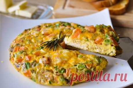 ОМЛЕТ С СЫРОМ И КУРИНОЙ ГРУДКОЙ. ДИЕТИЧЕСКОЕ ПИТАНИЕ