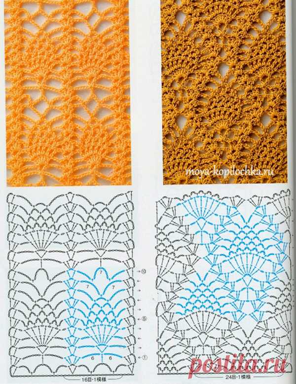 узоры крючком - Самое интересное в блогах