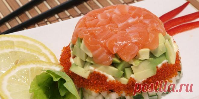 Салат с лососем и сливочным сыром : Салаты : Кулинария : Subscribe.Ru