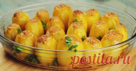 Картофель, фаршированный мясом