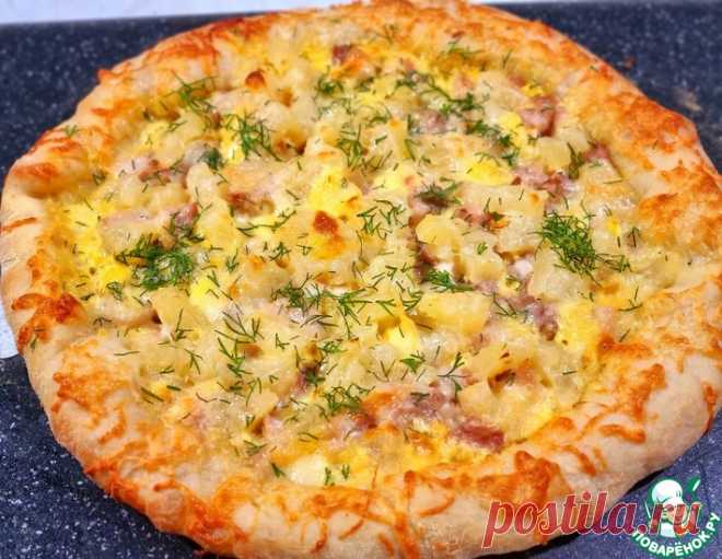 Пицца с курицей и ананасами – кулинарный рецепт