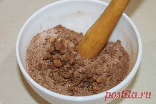 Быстрые домашние конфеты с какао и орехами