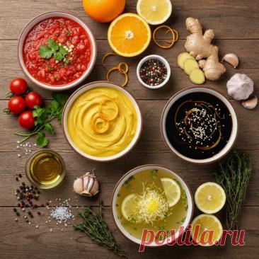 4 Полезных и Невероятно Ароматных Маринада для Вашего Стола!