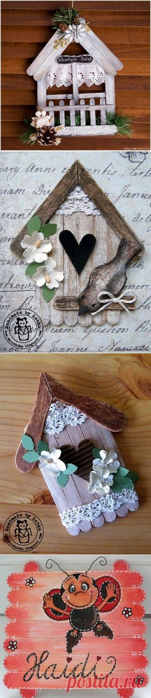 Мороженое на палочке для украшения интерьера)