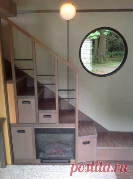 Этот домик построен на 18м², но вы только посмотрите что внутри!