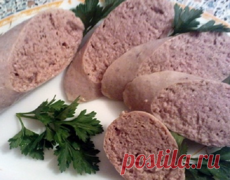 Домашняя печеночная колбаса как при Союзе | Вкусные рецепты | Яндекс Дзен