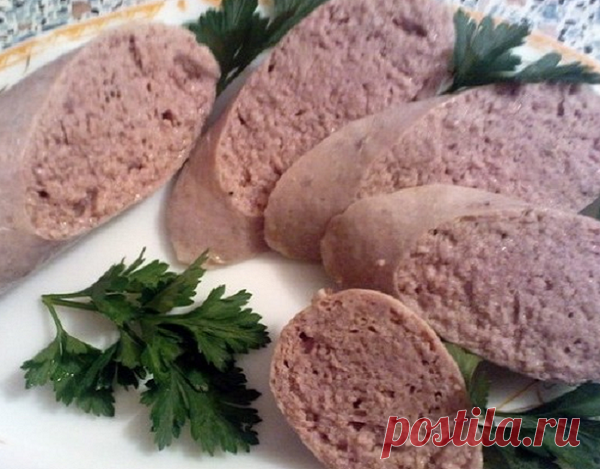 Домашняя печеночная колбаса как при Союзе | Вкусные рецепты | Яндекс Дзен