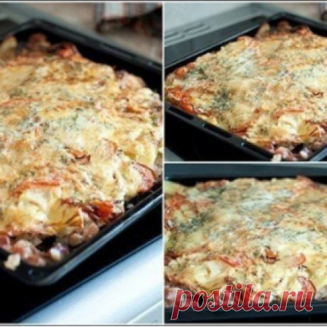 Сытное и ароматное мясо «под шубой». Лучше блюда еще не придумали!