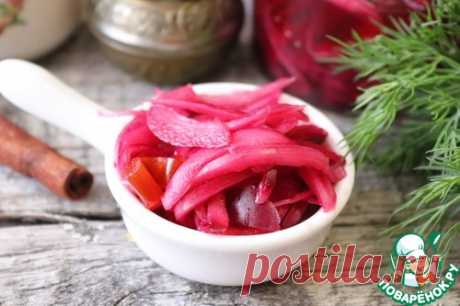 Острый маринованный лук с корицей – кулинарный рецепт
