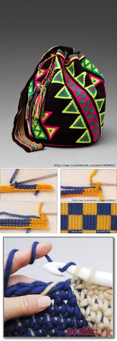 Колумбийская мочила. Мастер-класс. Сумка.