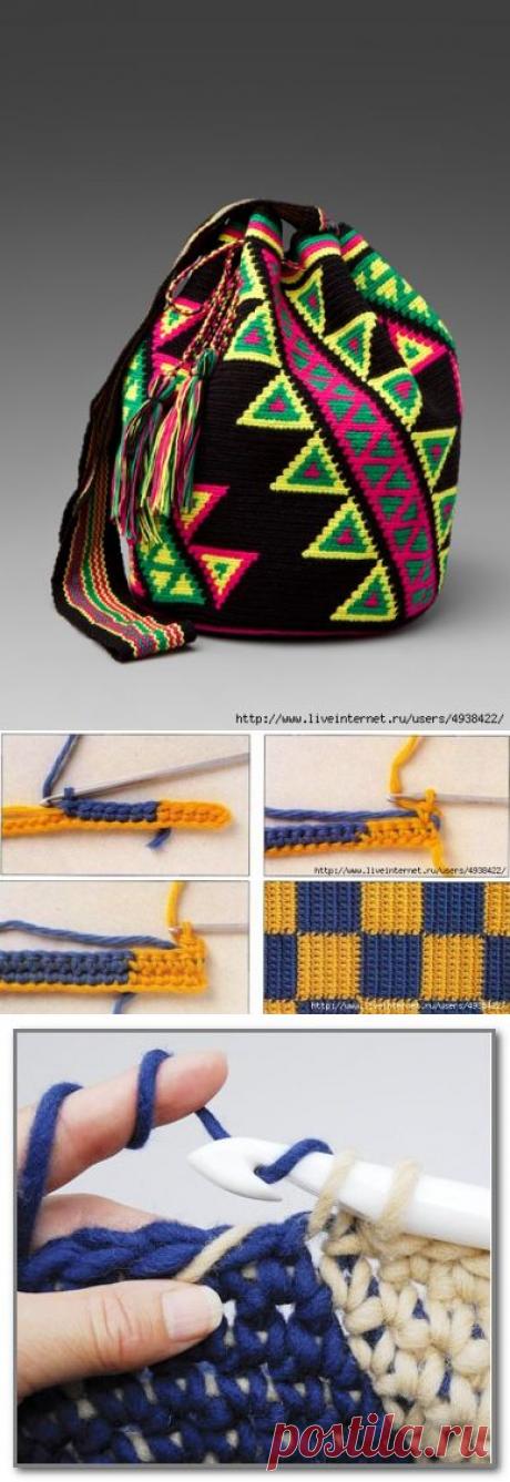 Колумбийская мочила. Мастер-класс. Сумка.