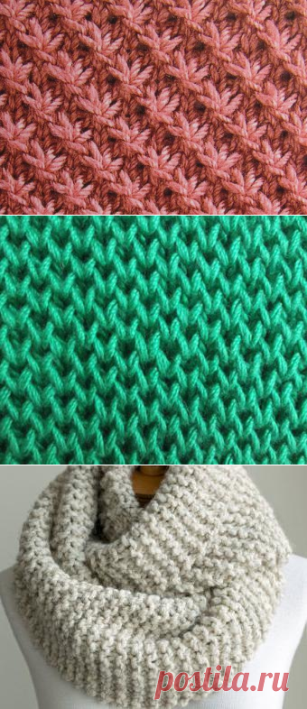 Узоры для снуда спицами: схемы и описание