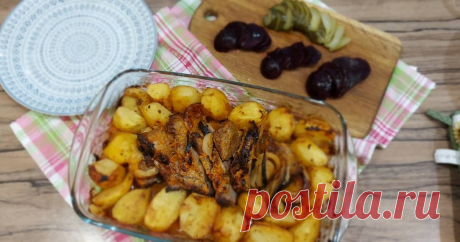 Свиная шейка запечённая с картофелем - пошаговый рецепт с фото. Автор рецепта Ania Rož . Свиная шейка запечённая с картофелем - пошаговый рецепт с фото.