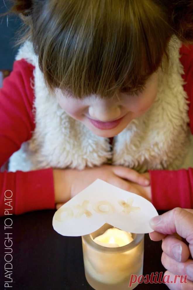 Невидимые чернила Валентина - Playdough Платону