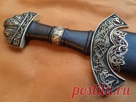 Меч каролингский. Эфес. Литьё.