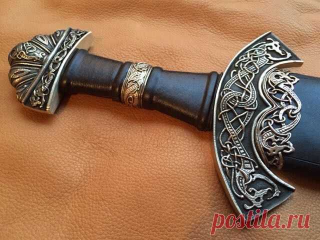 Меч каролингский. Эфес. Литьё.