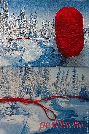 Как вязать в три нити из одного мотка - Ярмарка Мастеров - ручная работа, handmade