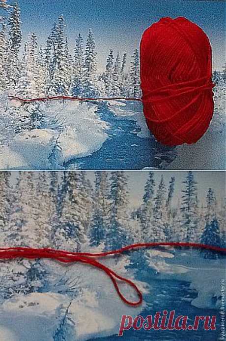 Как вязать в три нити из одного мотка - Ярмарка Мастеров - ручная работа, handmade