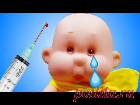 Развивающие мультики Куклы Пупсики Игра в Больницу Мультфильмы для детей игрушки для девочек