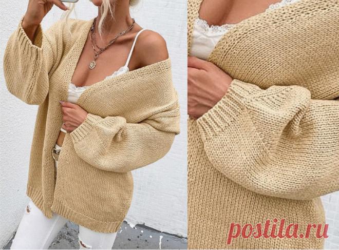 Вязаные кардиганы на смену пуховикам и курткам: 9 моделей на весну-лето | Вяжем вместе! | Дзен