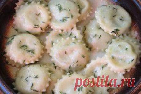 Равиоли с крапивой и творогом | Гурмандия