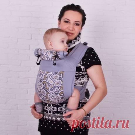 Май-слинг Пейсли желтый