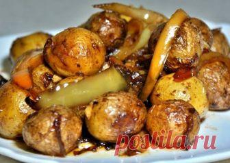 Мелкий картофель, жаренный по-корейски. Быстро и вкусно! Автор рецепта Наталья Донченко - Cookpad