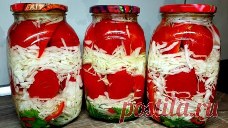 ЗИМОЙ ОБЛИЖЕШЬ ПАЛЬЧИКИ! УЖЕ 30 лет Так Готовлю Старый Бабушкин рецепт ПОМИДОРОВ В КАПУСТЕ! ЗИМОЙ ОБЛИЖЕШЬ ПАЛЬЧИКИ!  30 лет Так Готовлю Старый Бабушкин рецепт ПОМИДОРОВ В КАПУСТЕ!Нам потребуется:помидорыкапустаперец болгарский 1 штлук репчатый 1 шт...