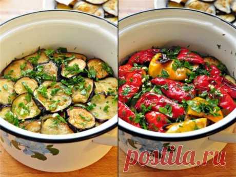 Закуска из перцев и баклажанов. Вкусное блюдо из сезонных овощей • Сияние Жизни