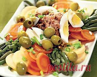 Салат с тунцом и зеленой фасолью, закуска. Пошаговый рецепт с фото на Gastronom.ru